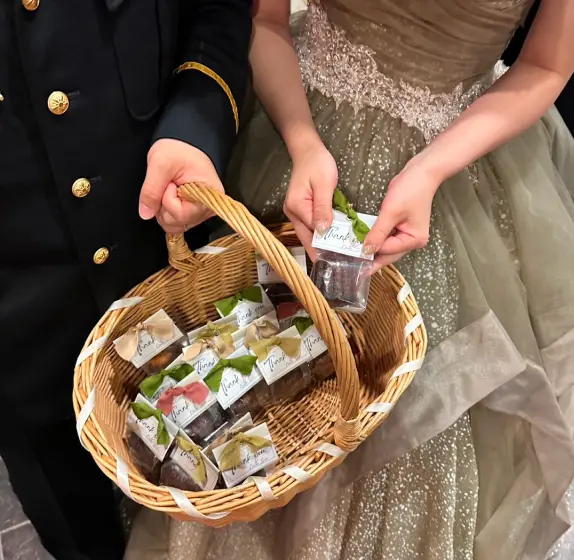 結婚式のプチギフト